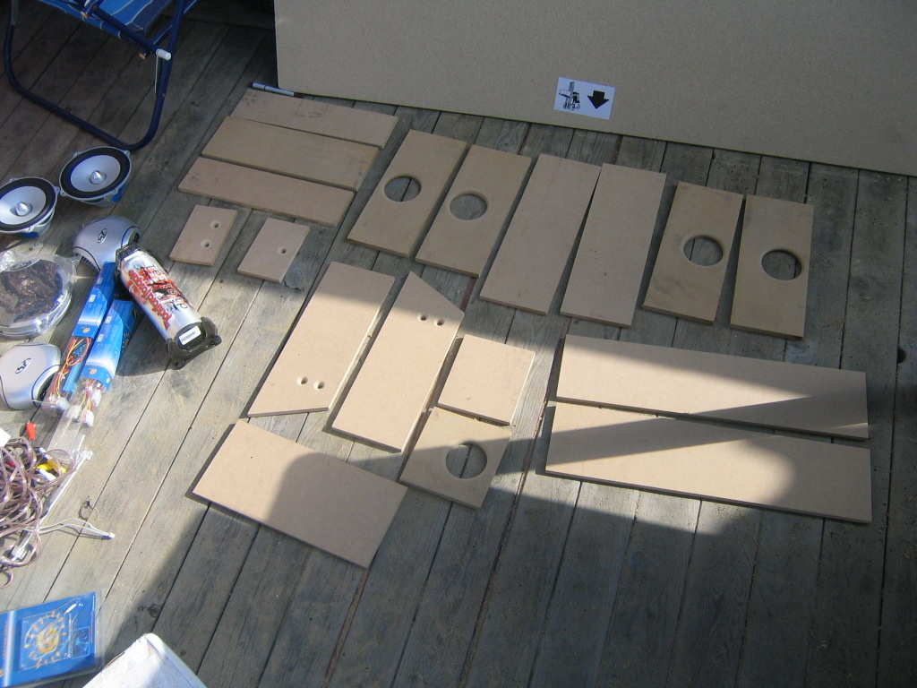 Deler færdig produsert