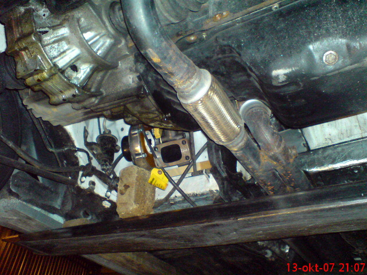 Turbo montering framfor gearkassen ?