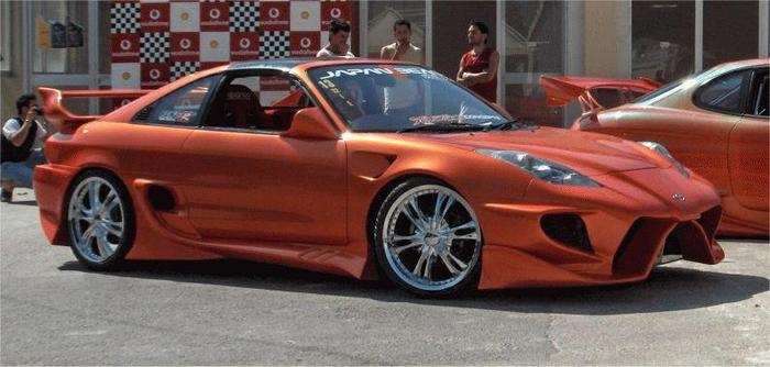 Orange MRcelica3 Veilside Fete felger Forfra.siden.jpg