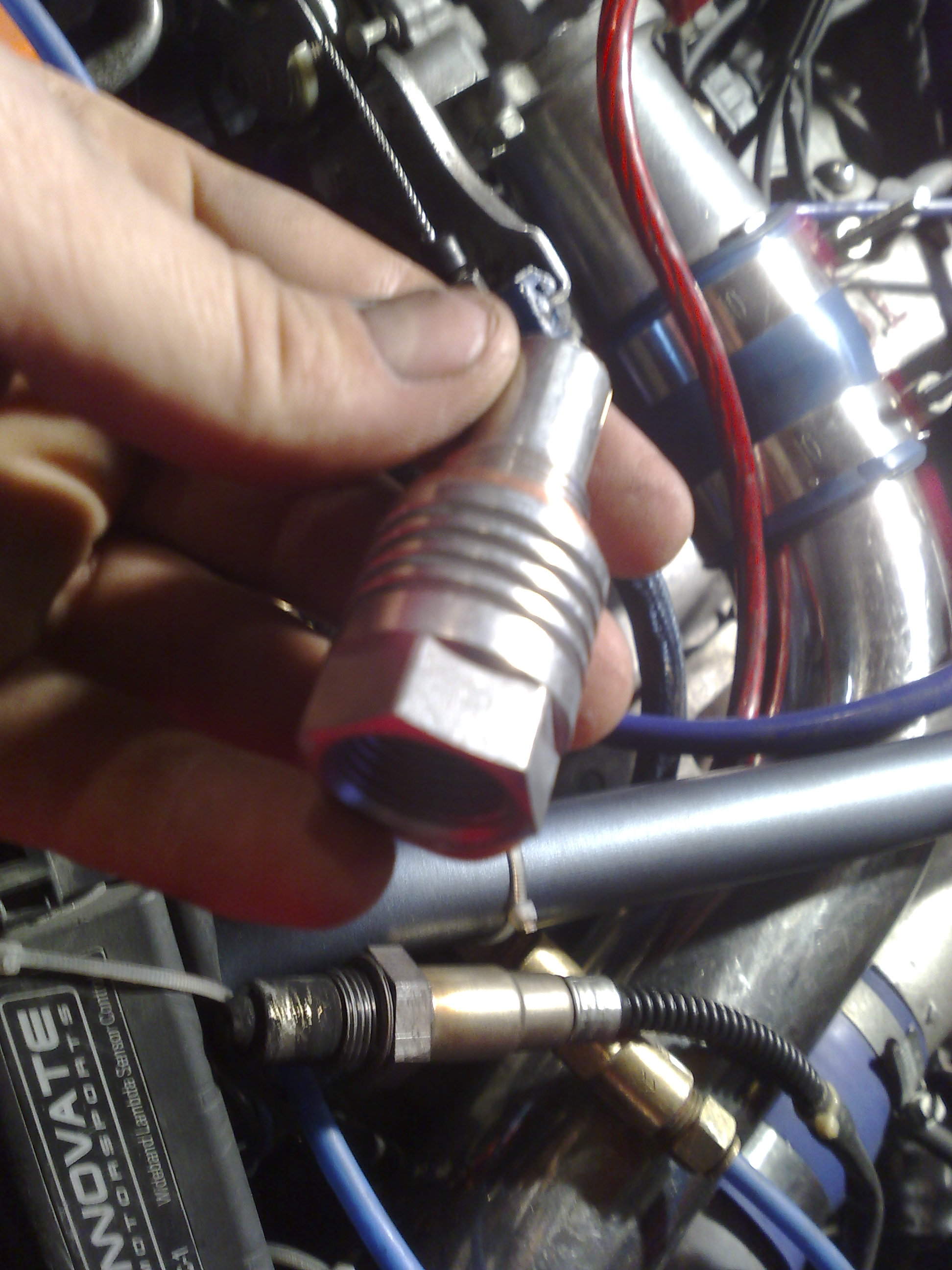 Heatsink for bredbånds sensoren.