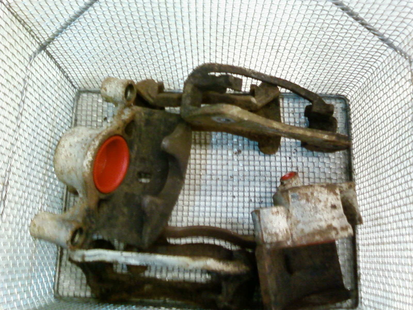 Sånn så de ut etter vask og før sandblåsing