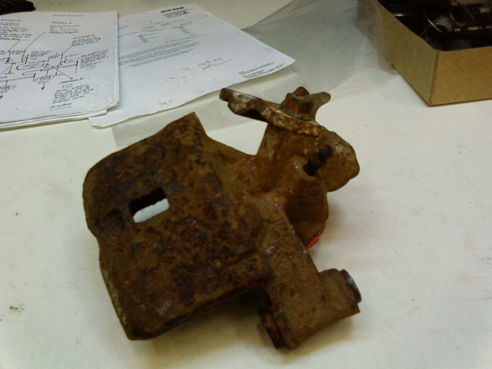 Sto ganske dårlig til her og. Gjett vilket stempel som sto her