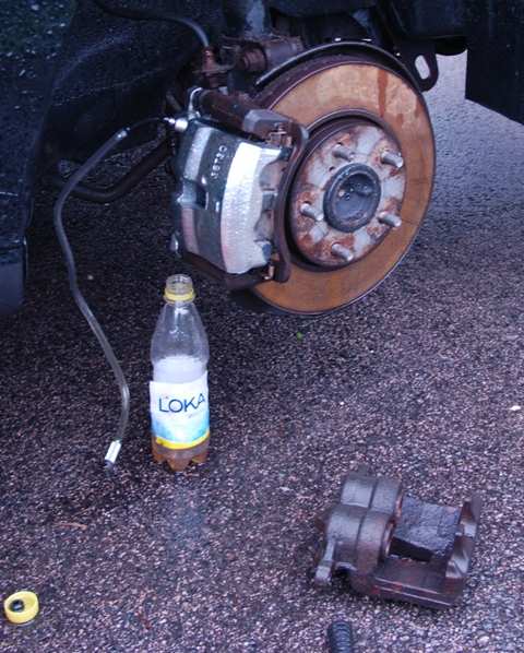 Lurt å ha ei flaske på standby når du lufter og, da kan det komme en del...