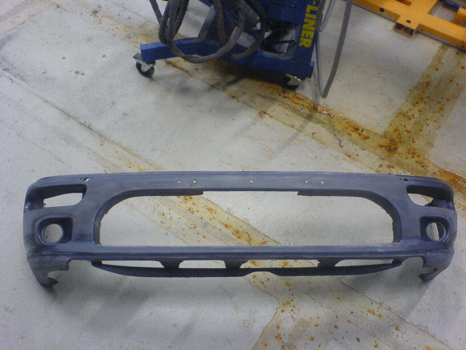 Gammel blå orginalfanger