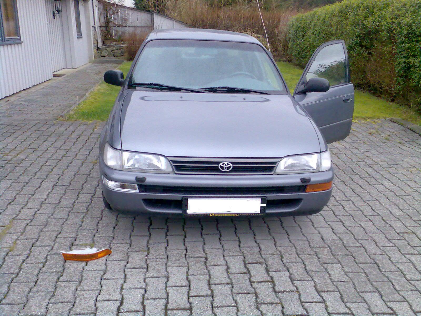 Ene blinklyset montert...