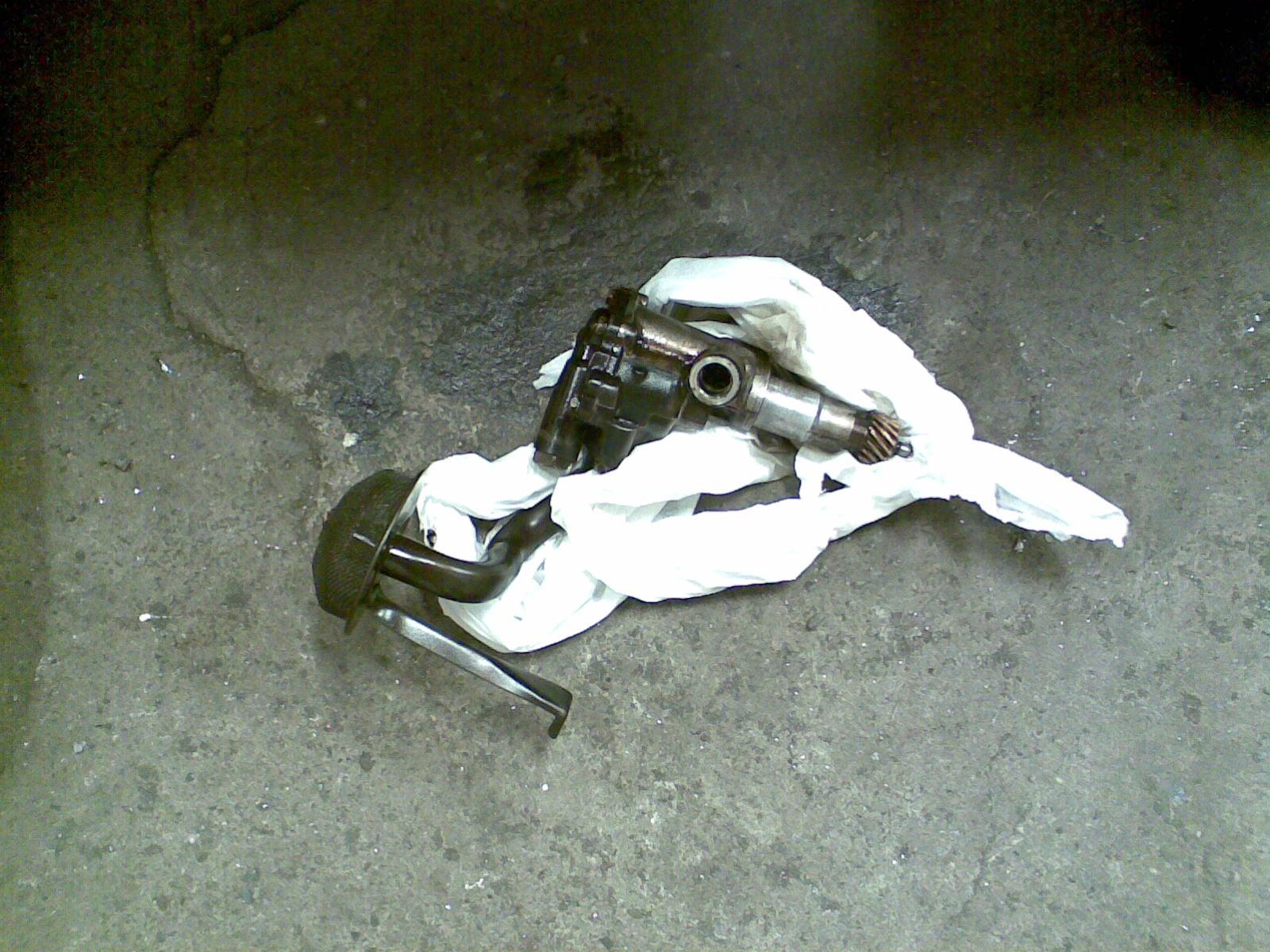 Gamle oljepumpa ute!