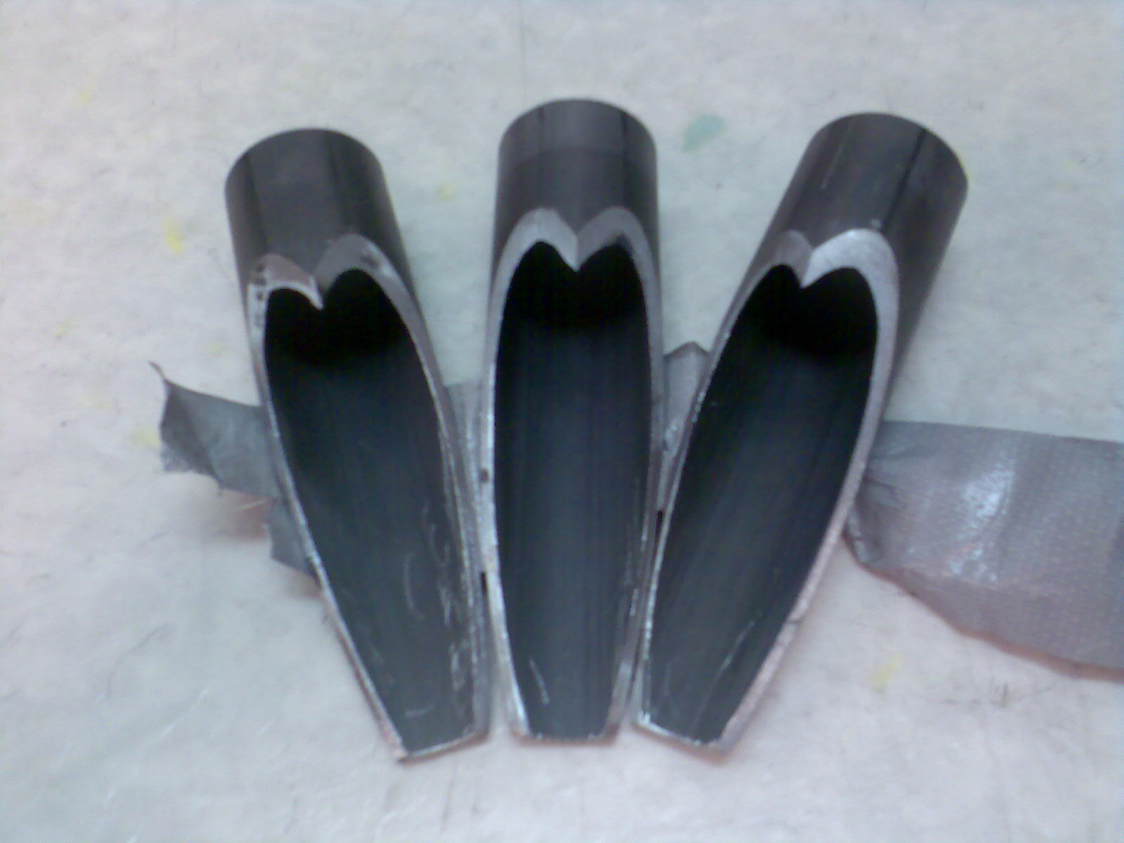 Collector før sammenføying. Tok litt tid å sage til disse delene