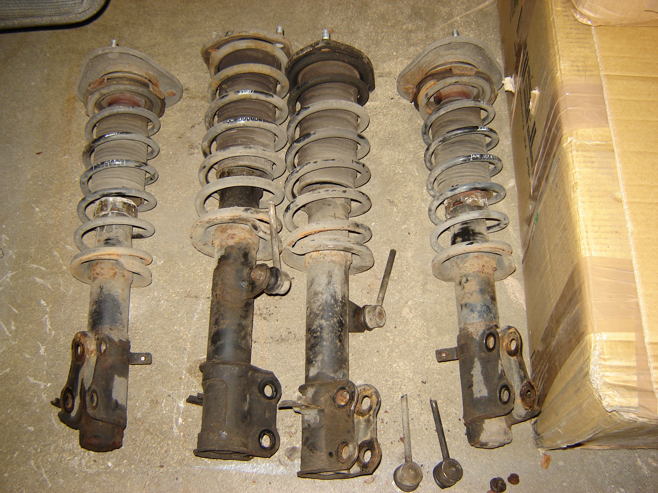 4 stk. slitne dempere :)