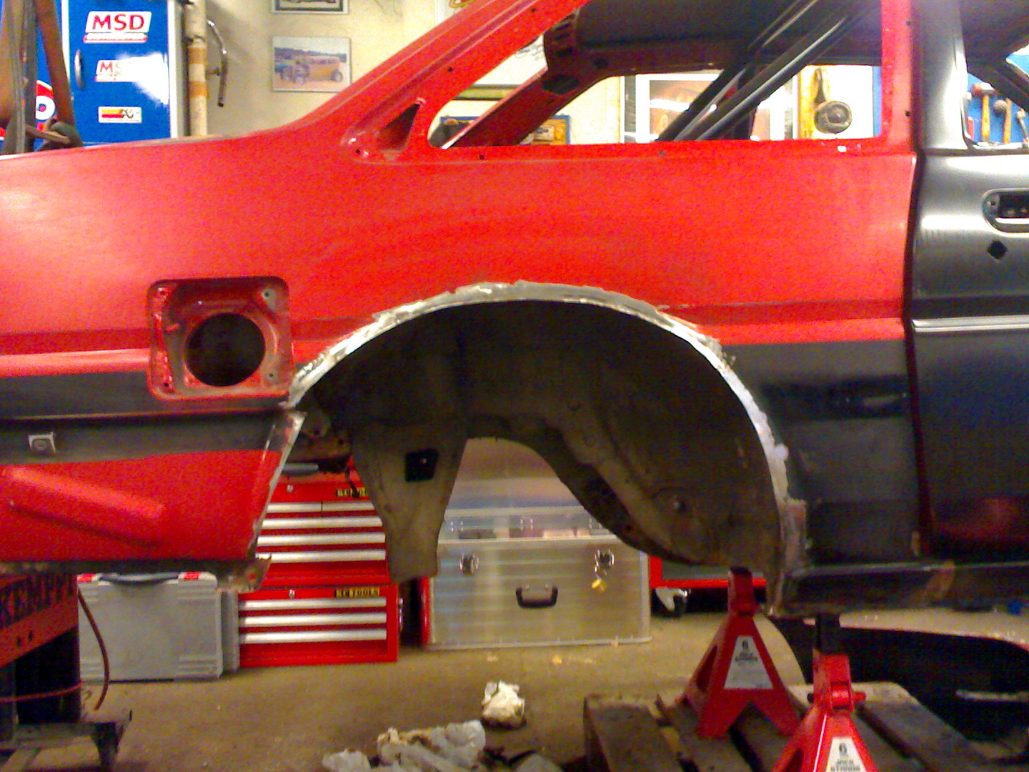 sveiset inn inner skjerm igjen