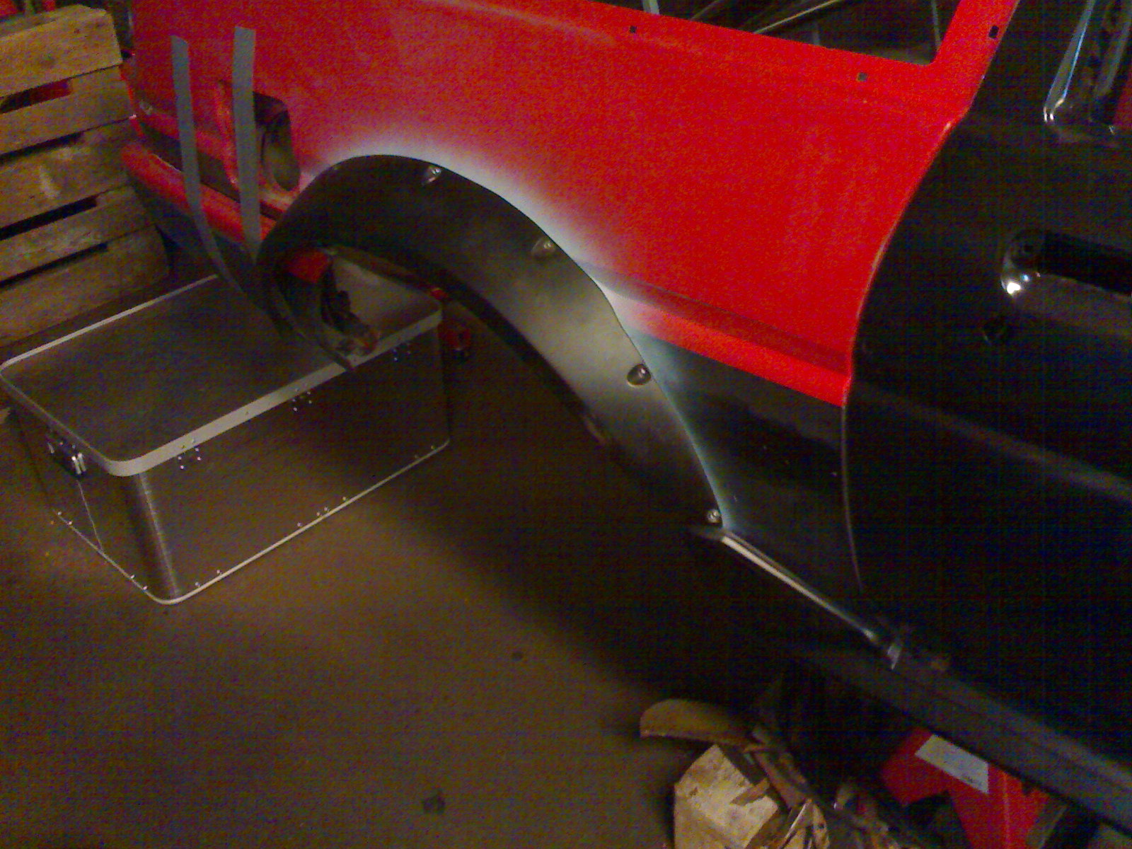 primet og kjittet sveise sjkøt.Montert bredder