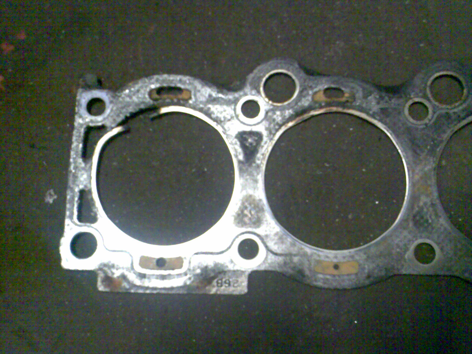 Gamle pakningen. Litt brent der lizzom