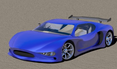 Dette en bil jeg designet i 1994 ca. tegnet i 3D rundt 2004. moddet litt i photoshop