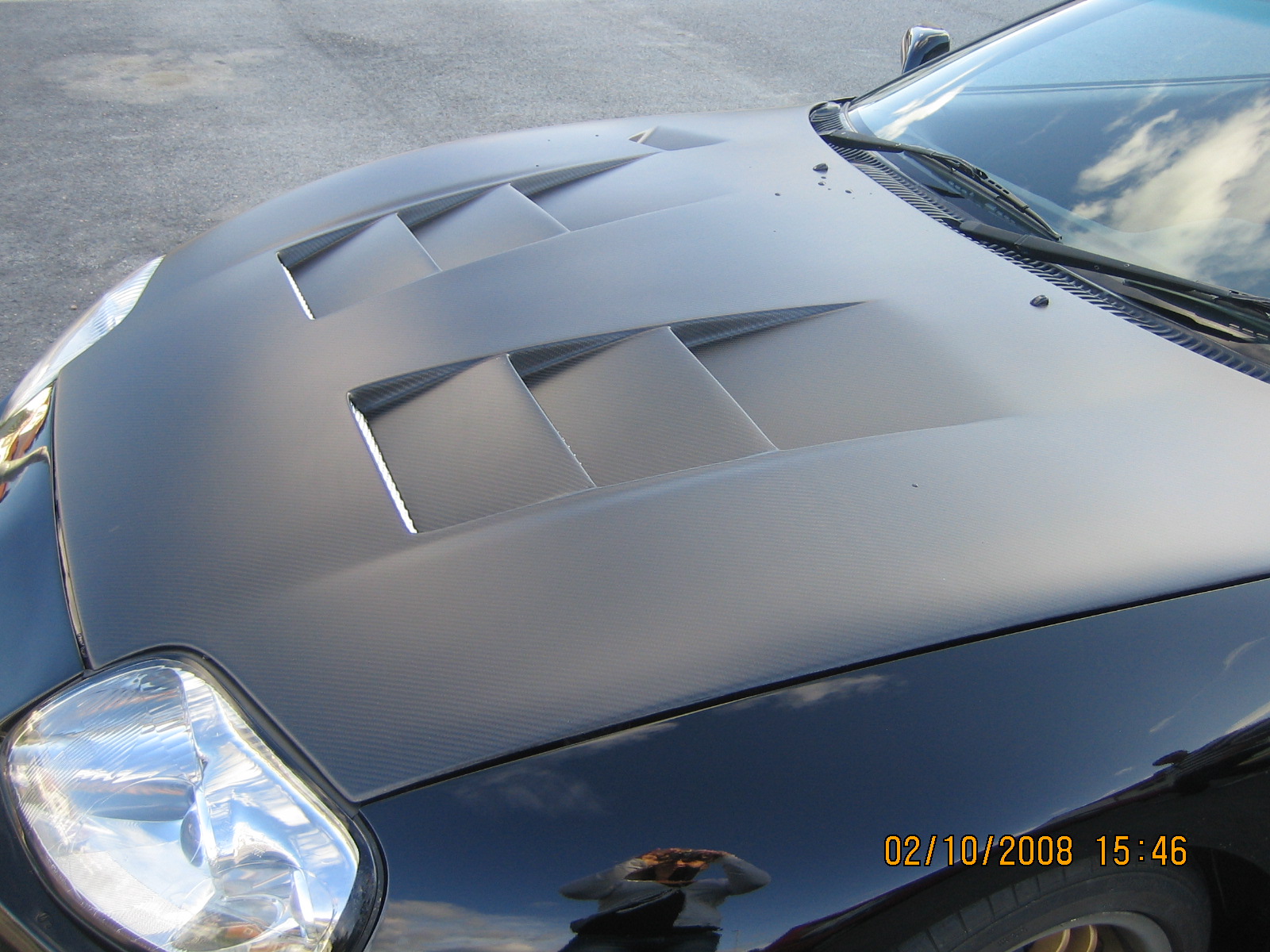 Matt lakkert Seibon Karbon Panser