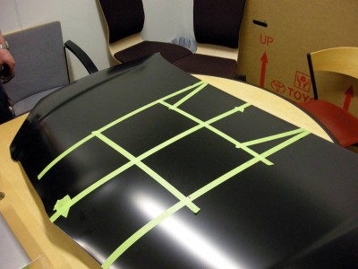 Forløpig mockup for å gi oss et inntryk av hvor vi ønsker å gå