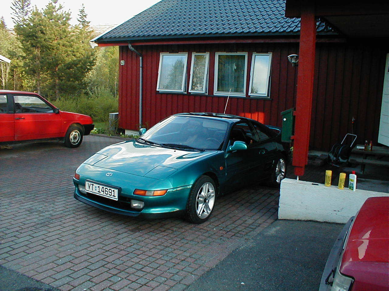 Et bilde av bilen hans