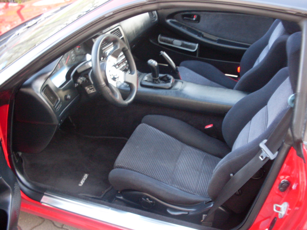 nytt ratt ble det også, det gamle ble rosa...