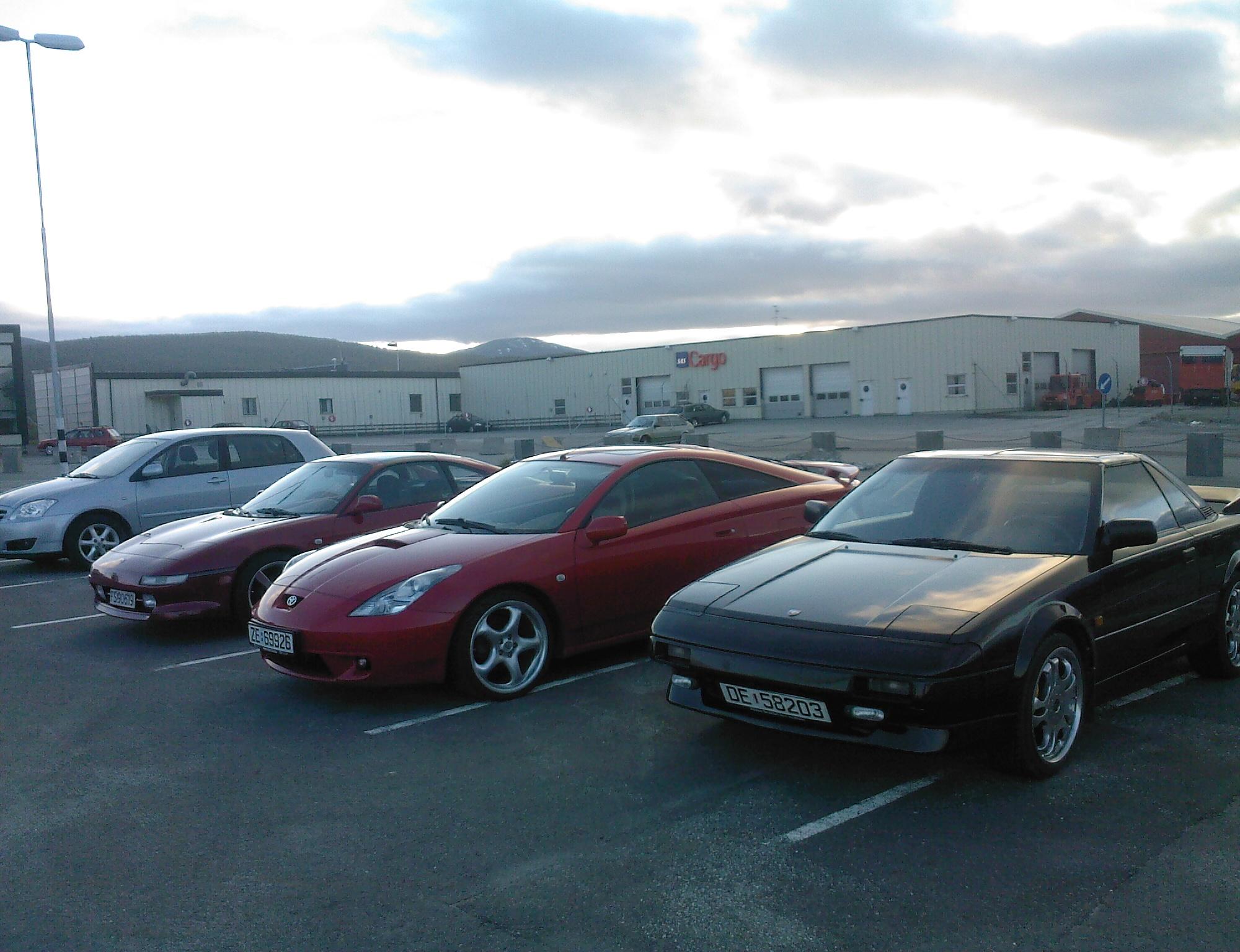 Toyota Auris, Toyota MR2 Turbo, Toyota Celica T23 VVTi, Toyota MR2 MK1 1600GTi Targa