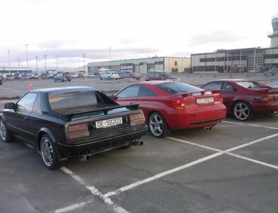 Toyota Auris, Toyota MR2 Turbo, Toyota Celica T23 VVTi, Toyota MR2 MK1 1600GTi Targa