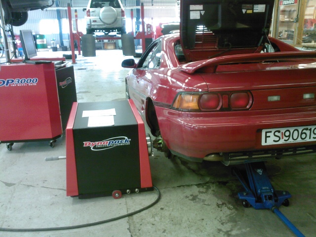 Dynorun hos TRS i fjor, resulterte i 243hk på hjula. 264 i motor.