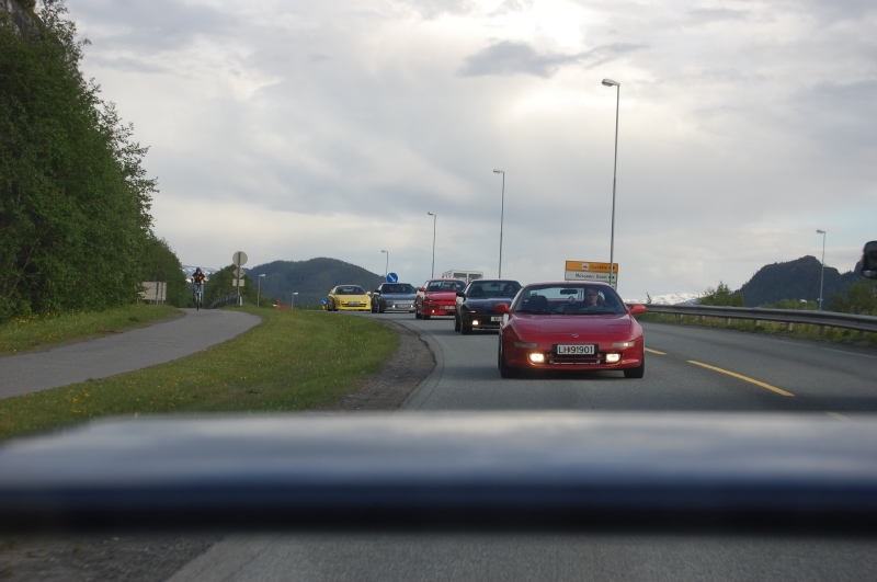 På vei gjennom Mosjøen