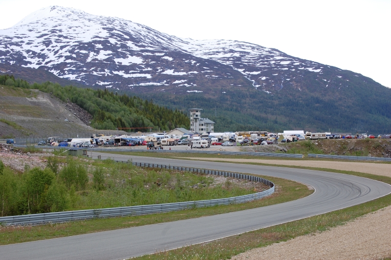 Fra Nordpolen mot &quot;sentrum&quot; av baneområdet