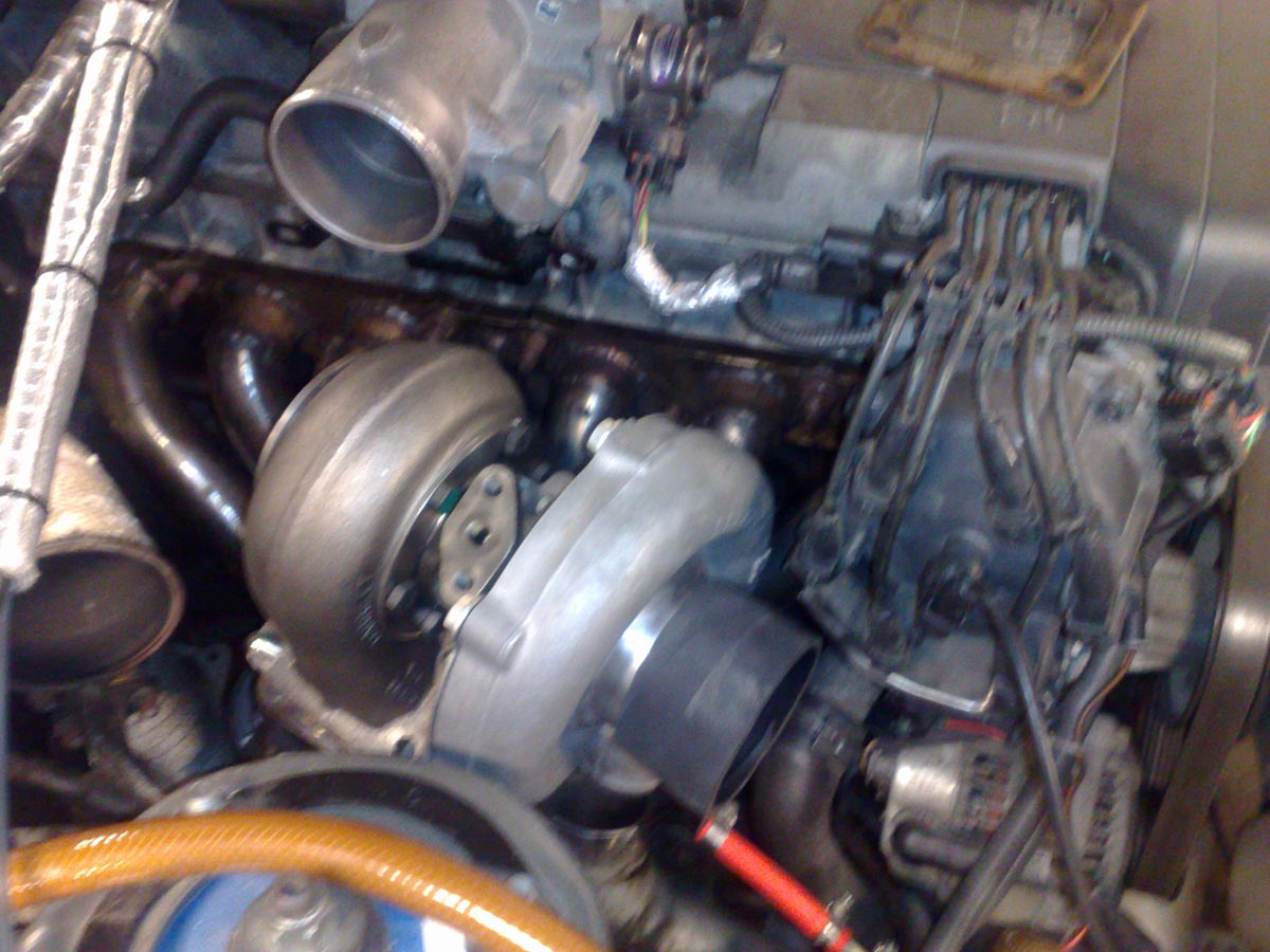 turbo prøve montert