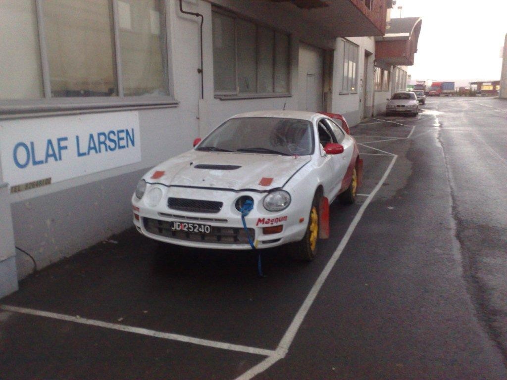 Celica`n er tatt ut av skapet :-)