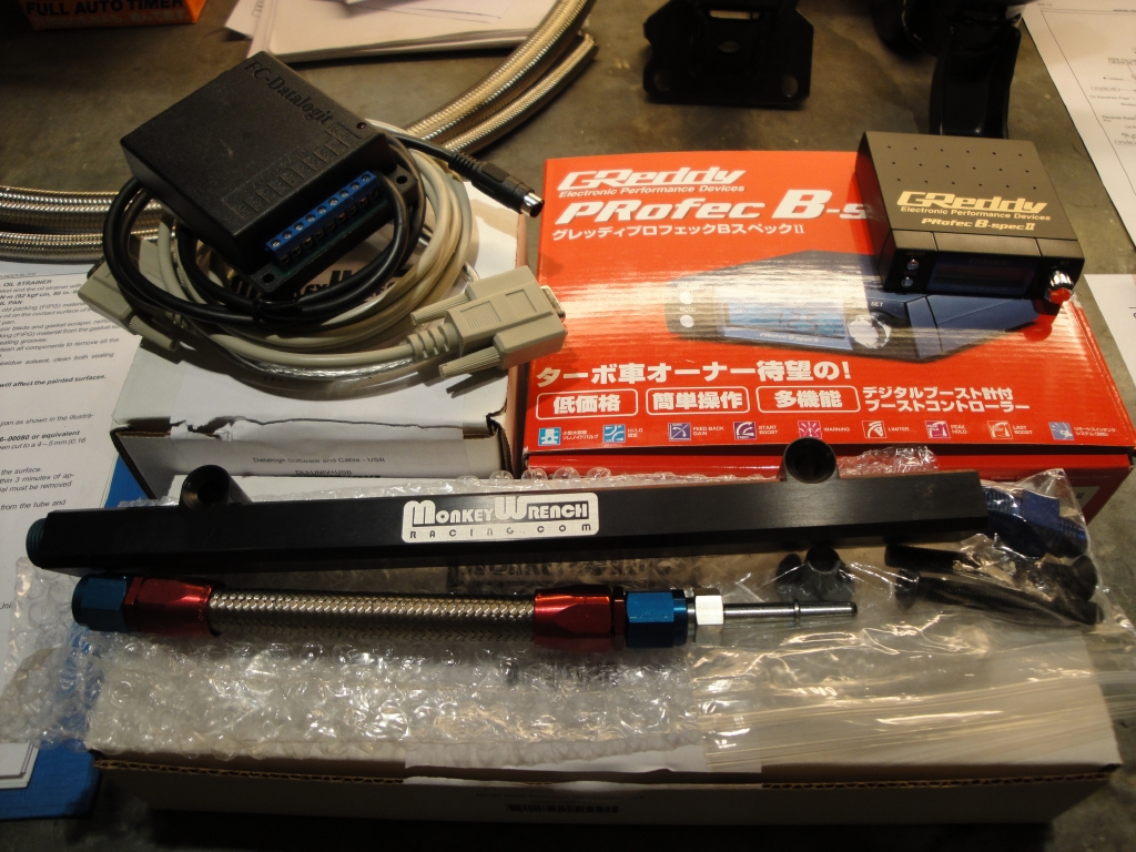 Turbo controller,fuel rail,data logger