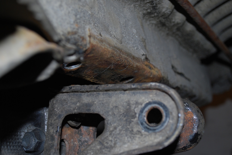 Eneste festet som ikke passer.. Bakre feste (innsugsiden)