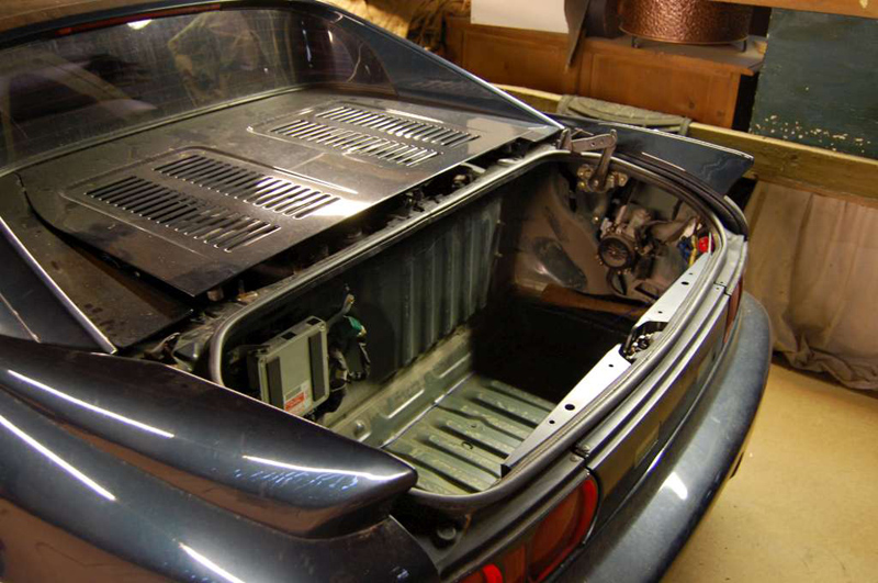 Da står bagasjerommet for tur...