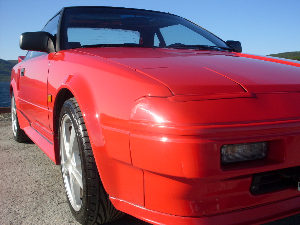 Hvite blinkere foran ankom idag :)