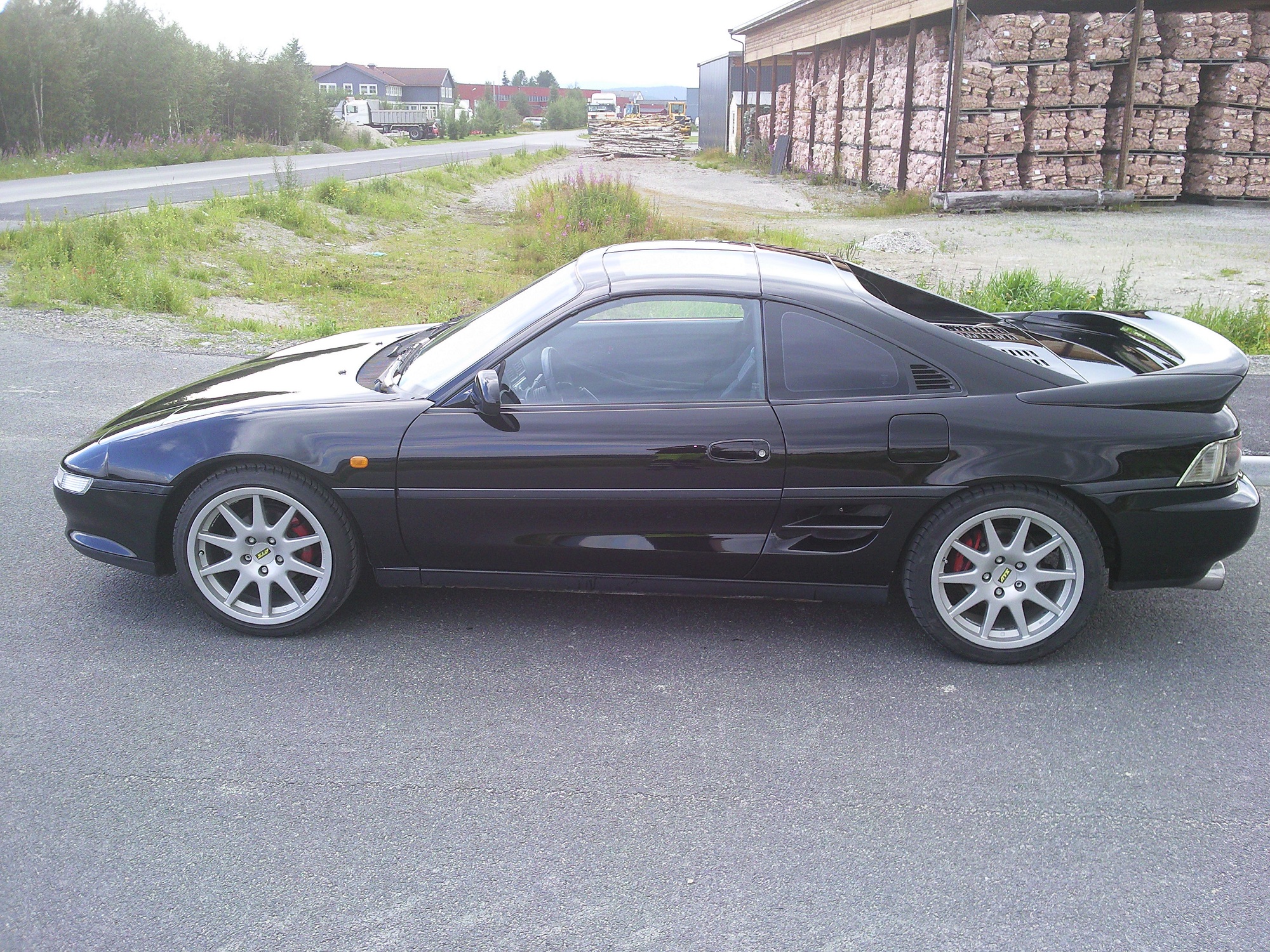 Er montert hvite blinkere etter bilde ble tatt