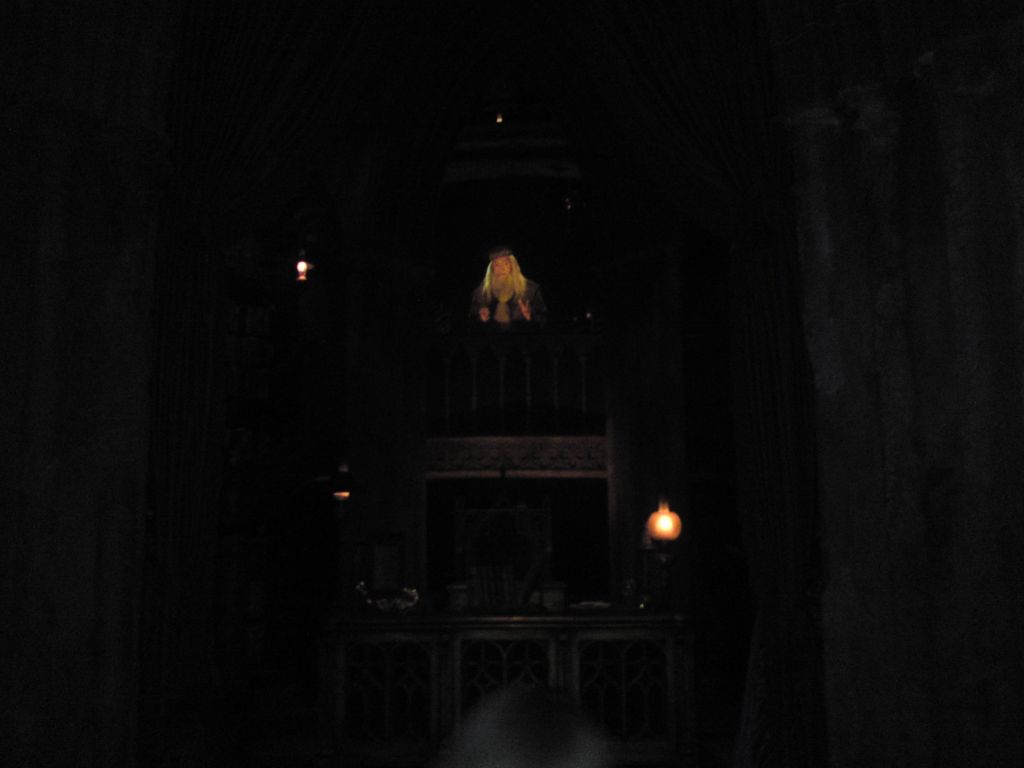 her var vi komt inn på kontoret til Dumbledor, var jævlig bra laga til, såg ut som ett ganske realistisk hologram