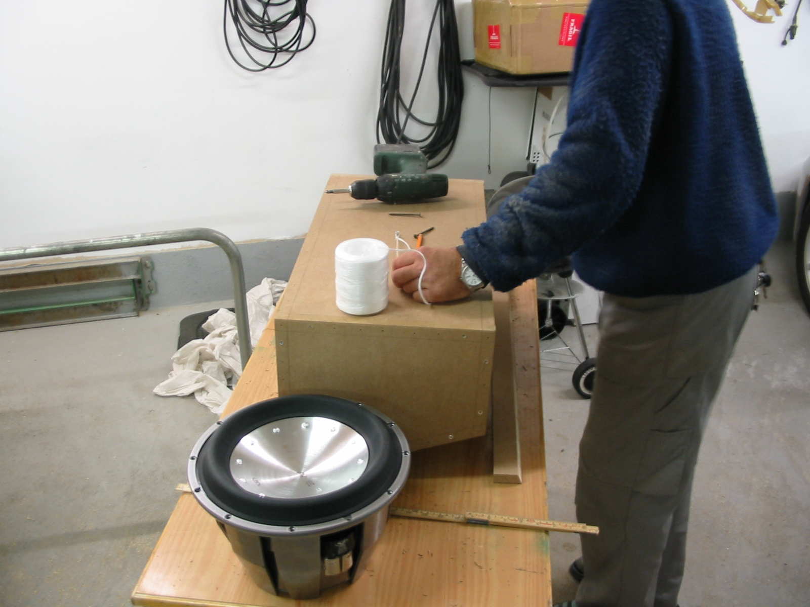 Kassa begynner å ta form