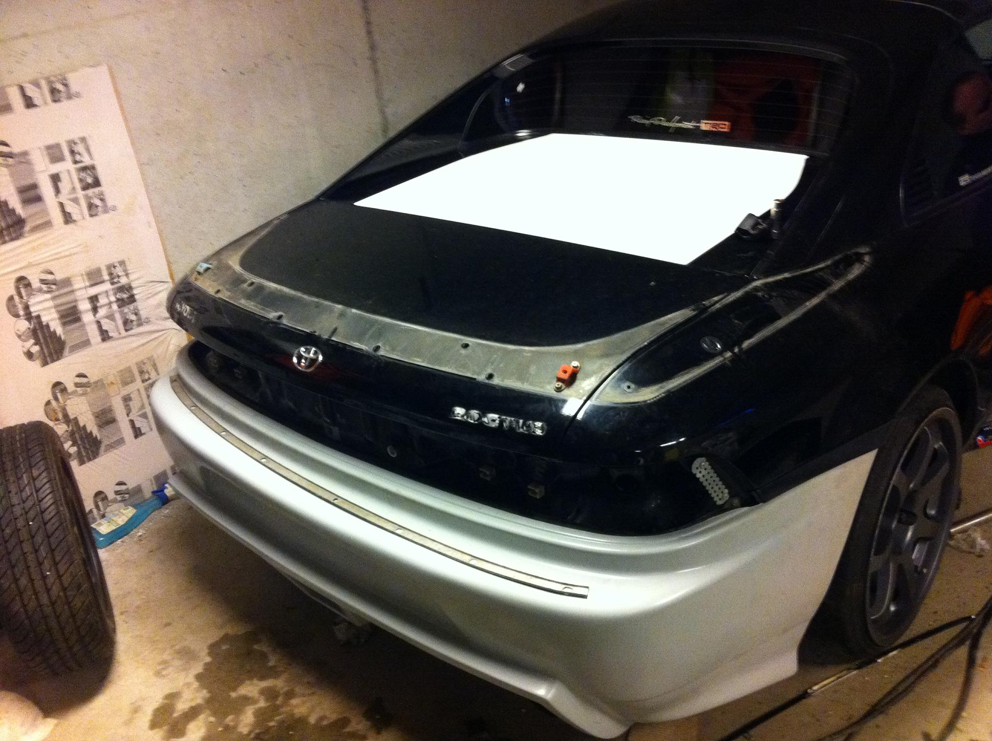 da var endelig spoileren av etter litt slit