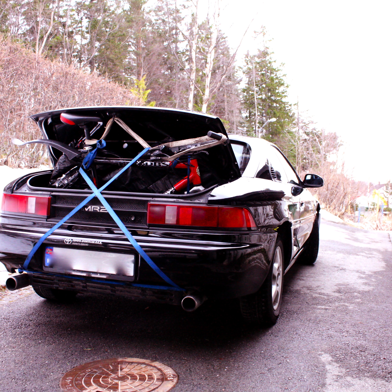 Måtte jo ha noe å komme meg rundt med mens jeg ventet;)