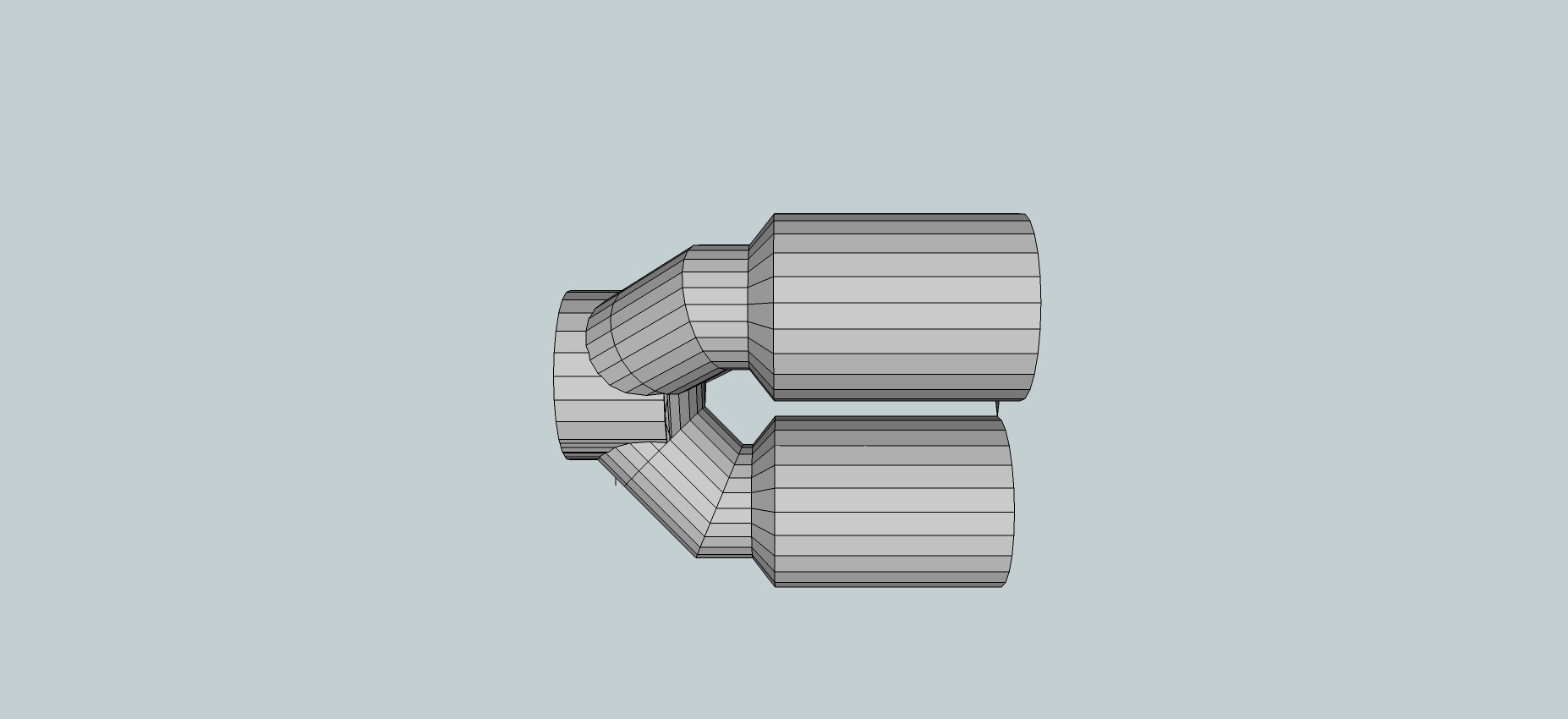 Proto 10 - Test Compact Assembly Components 1x3inch to 3x2inch to 3x3inch tips side.jpg