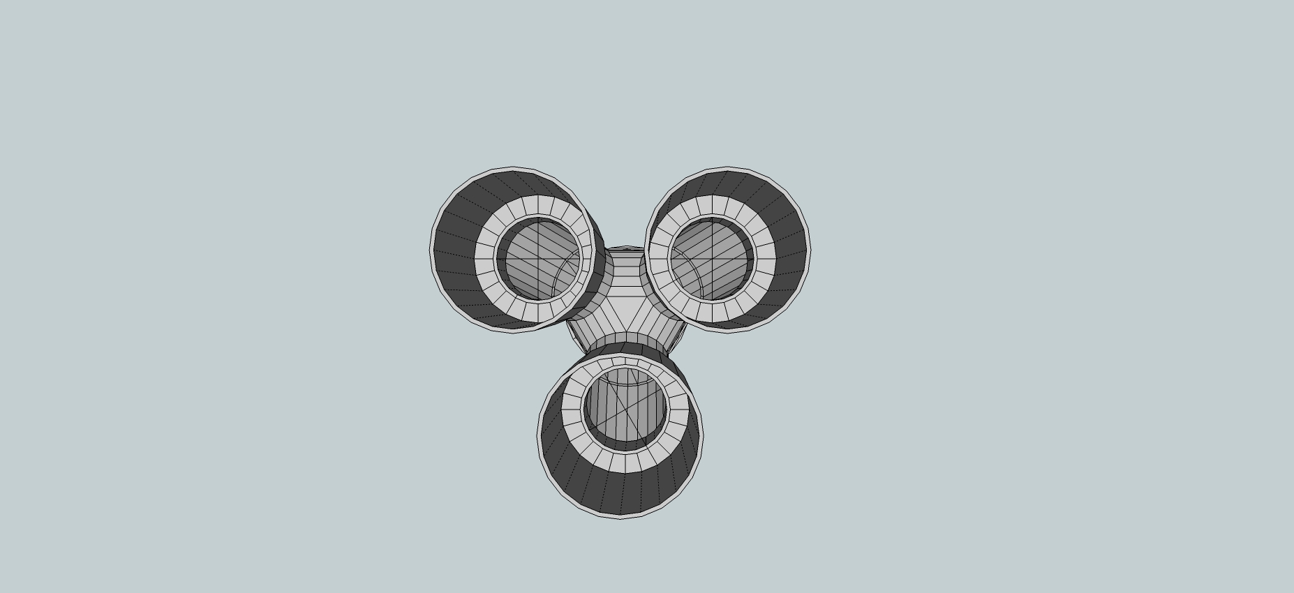 Proto 10 - Test Compact Assembly Components 1x3inch to 3x2inch to 3x3inch tips rear.jpg
