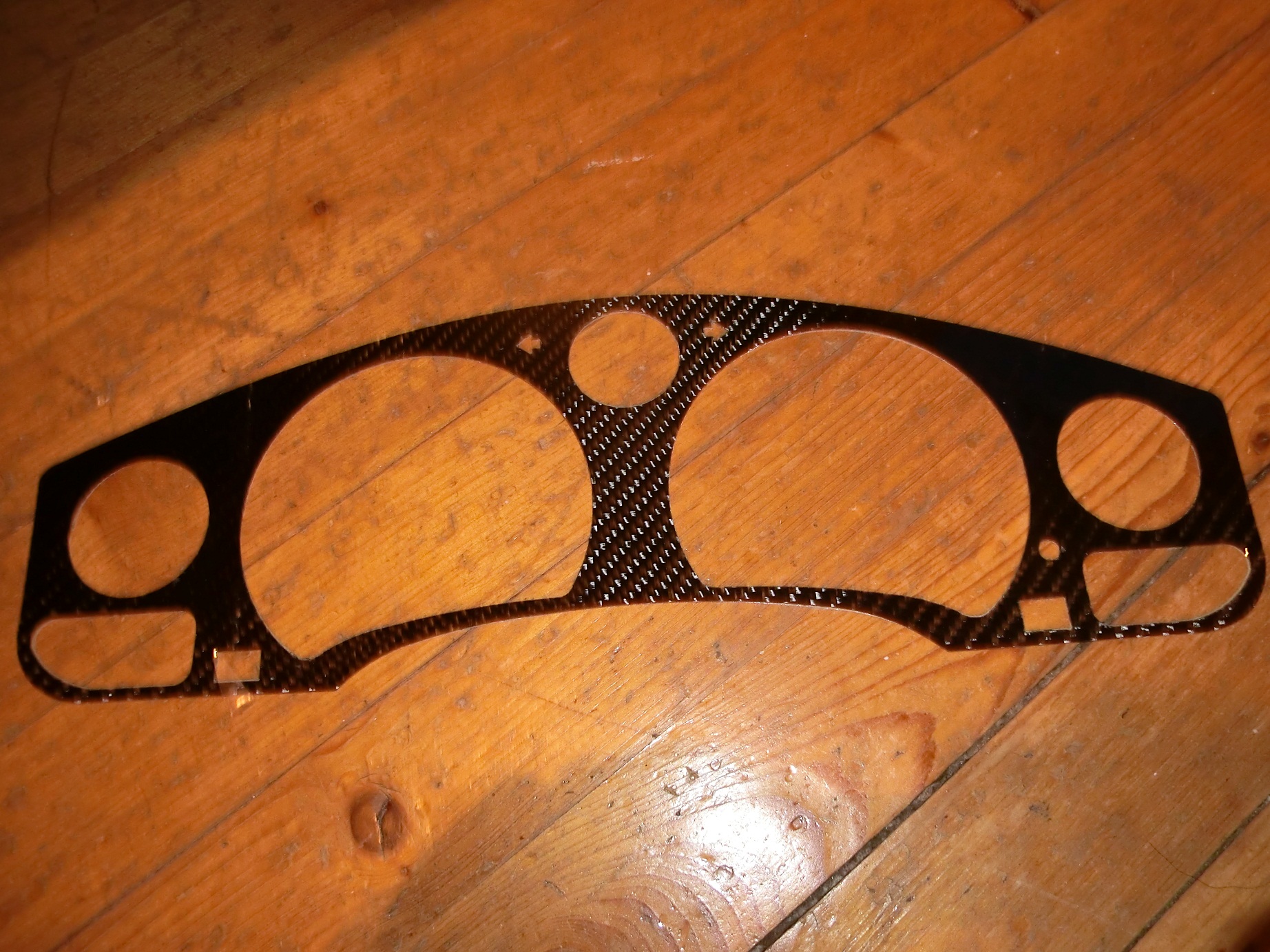 Displayramme i karbonfiber