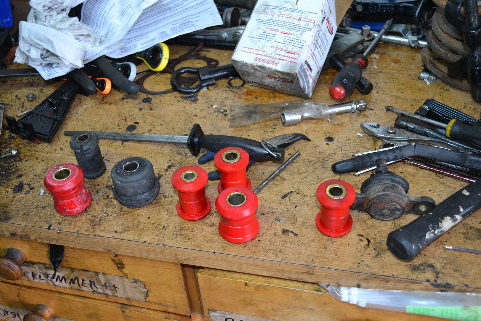 Nye foringer. Polyuretan foringer.