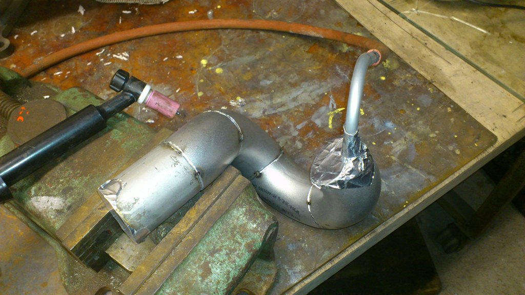 runner klargjort for sveising