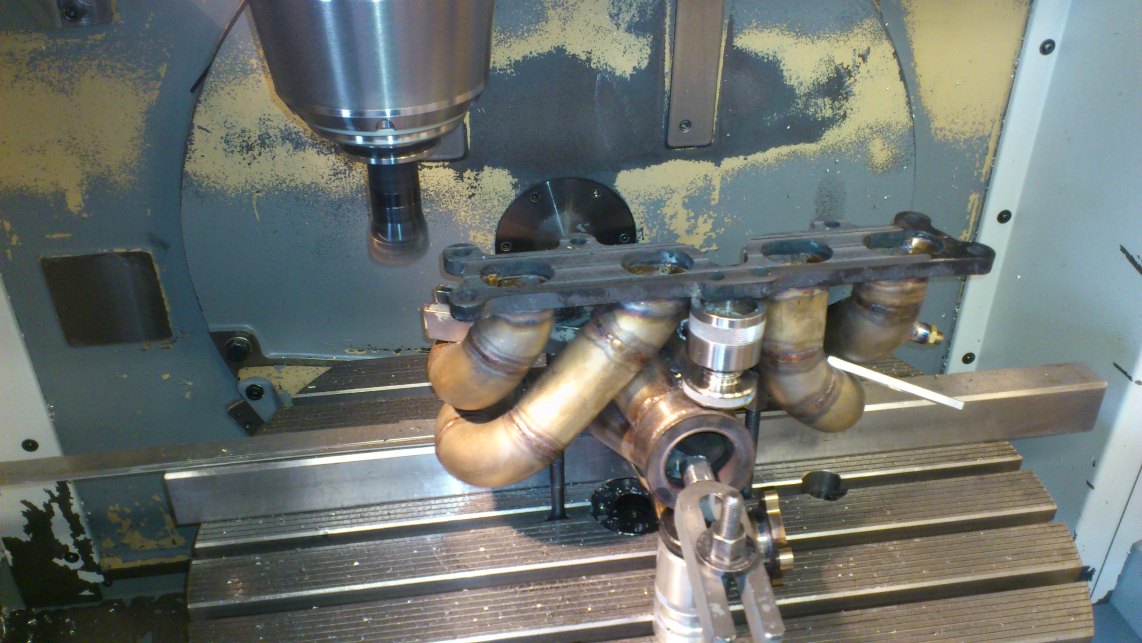 planing av flens mot toppen