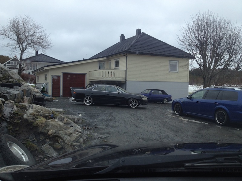 Bilen slik den stod ved henting