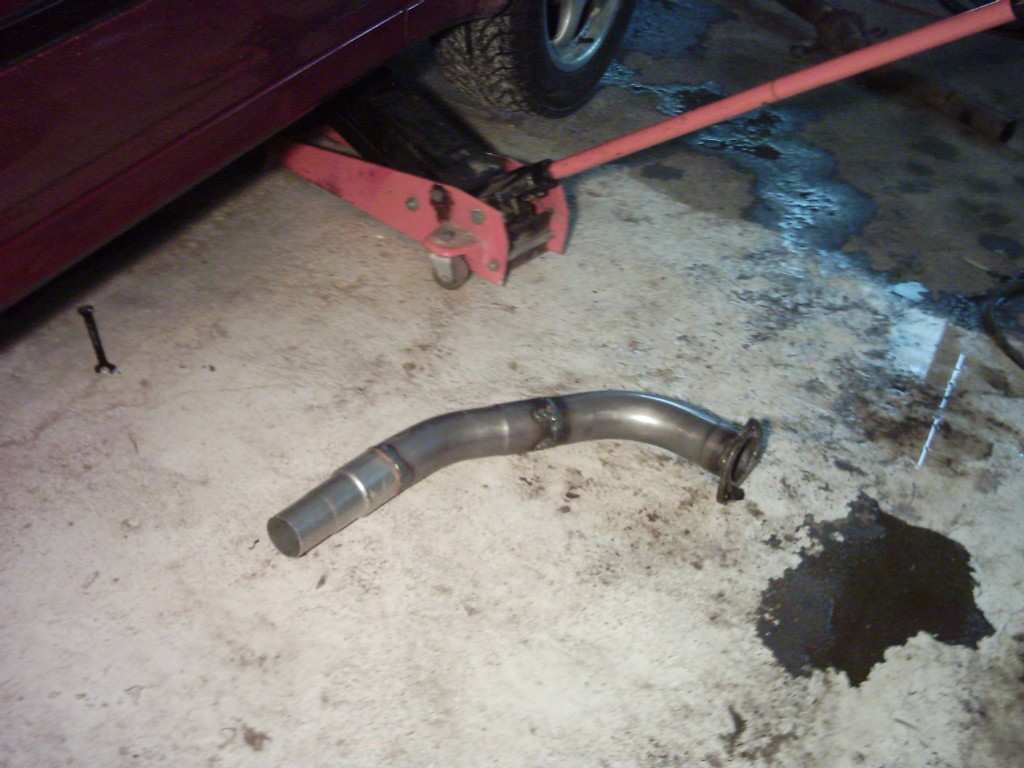 3&amp;quot; downpipe ferdig til lakkering