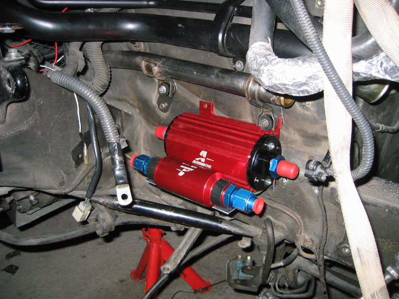 filter og pumpe på plassen sin... :)