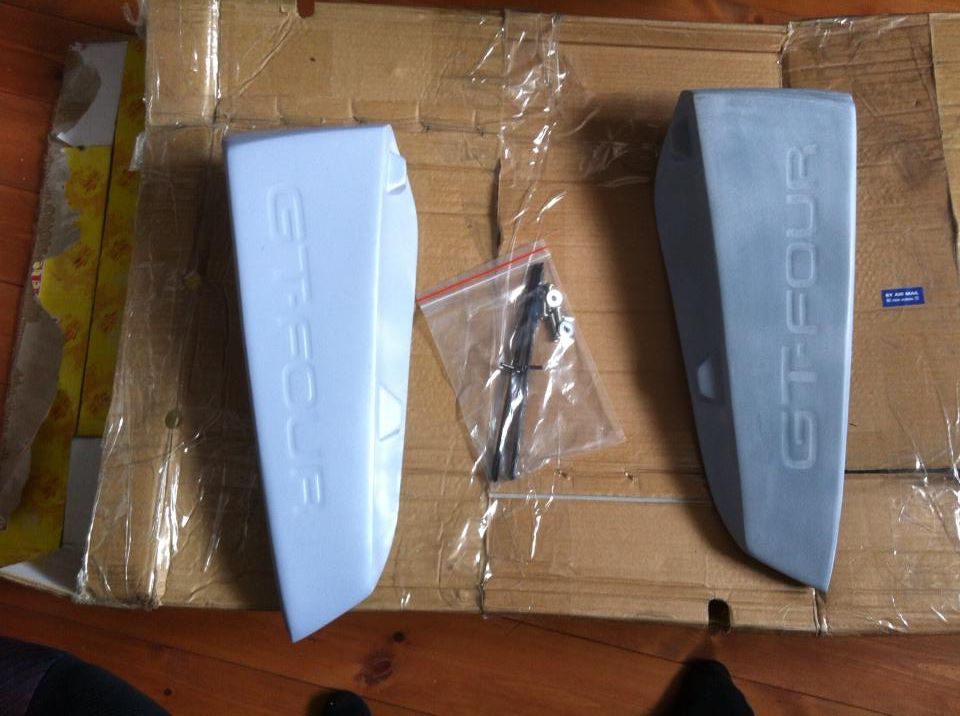 GT-Four raiser blocks er også i hus. Venter på ny bakluke med GT spoiler fra Sverige.