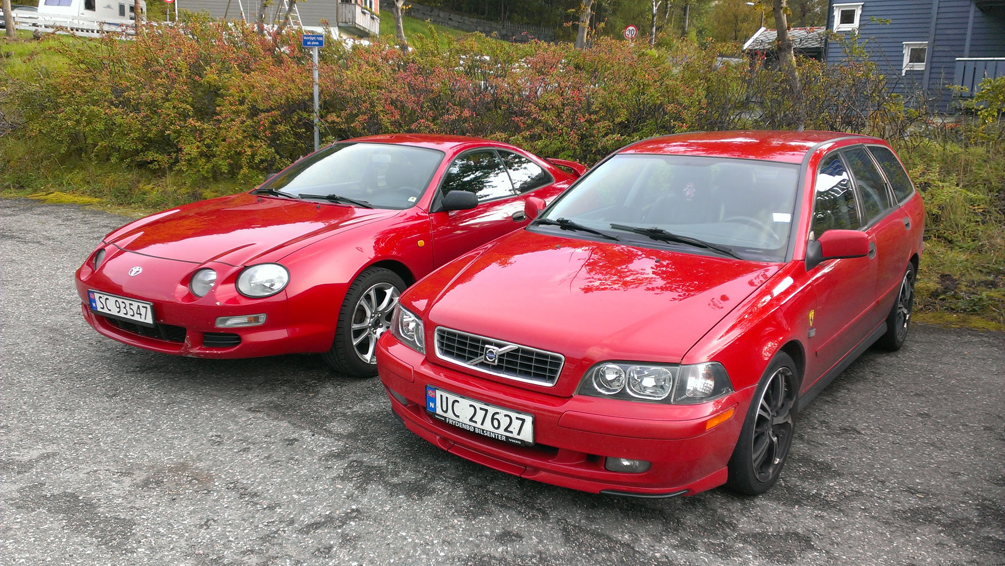 Volvo V40en til kusina mi. Ikkje at noken bryr seg, selvfølgelig!