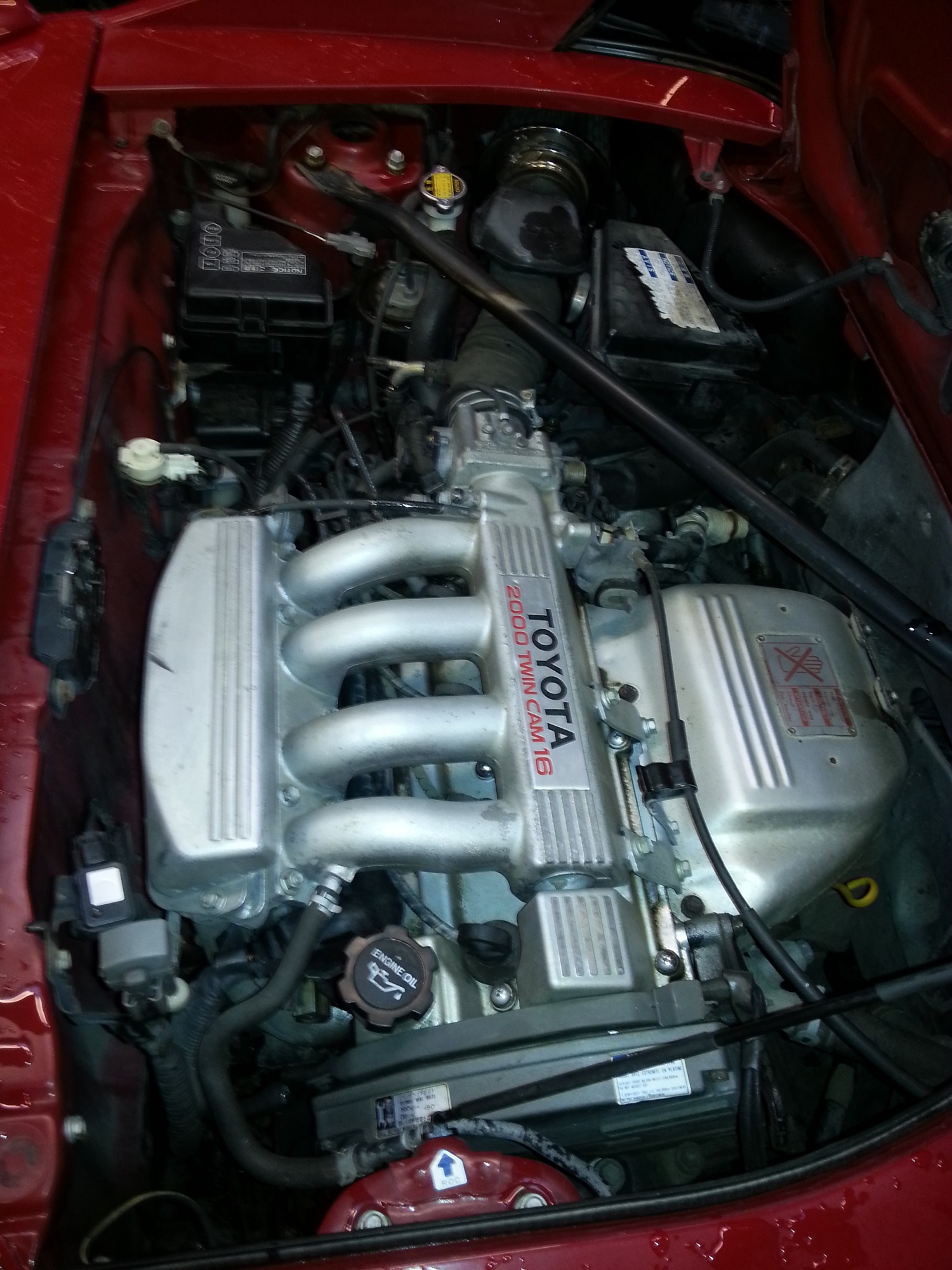 Helt orginal motor foruten luftfilter?