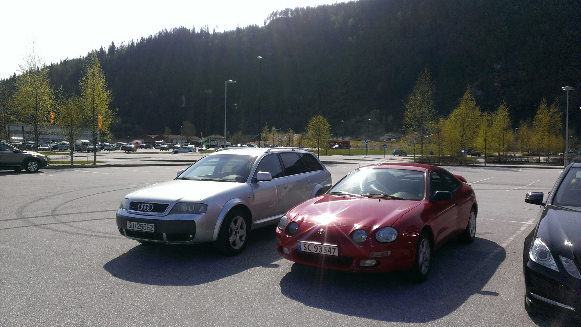 Uttafor Biltema i Førde. Flott dag!