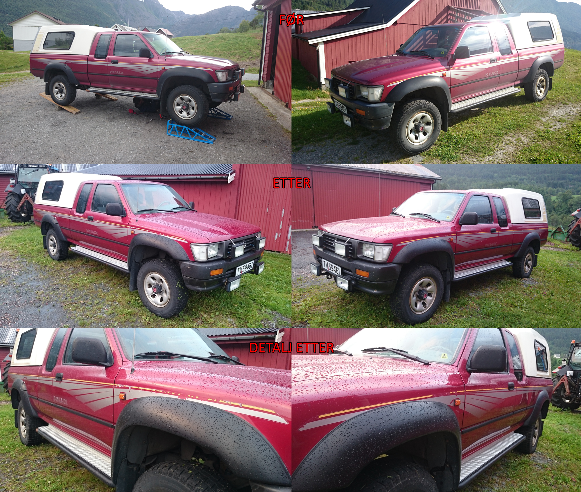 Skade på dekor Hilux Sunnfjord Bilpleie.jpg